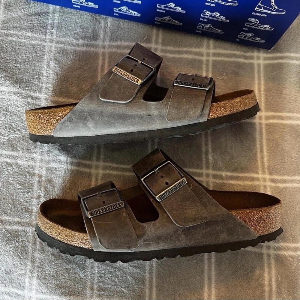 Arizona Iron women’s size 37 Birkenstocks used with box - Picture 2 of 6